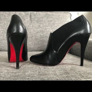 Oh Deer! leather booties 7.5 Louboutin lookalike